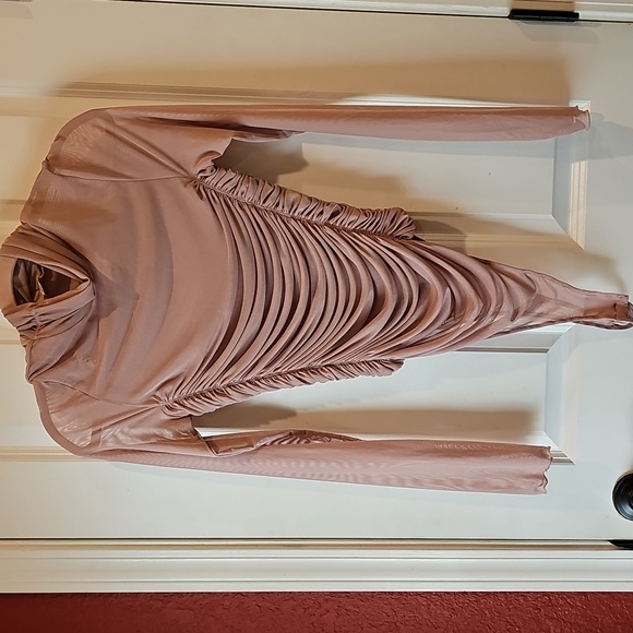 Free People Pink Long Sleeve Bodysuit - Picture 5 of 7